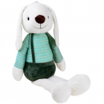 Pehme m&auml;nguasi Bunny ZA4400, valge/roheline, 60 cm