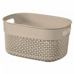 Korv, pesule /esemete hoidmiseks Curver Filo, 6 l, beež v., 26.6 x 22 x 15 cm