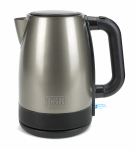 Elektriline veekeetja Black & Decker BXKE2201E, 1.7 l, must v./roostevaba teras v.