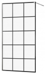 Du&scaron;isein Mexen Kioto Walk-In, 100 cm x 200 cm, must/kroom