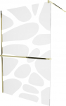 Du&scaron;isein Mexen Kioto+ Walk-In, 80 cm x 200 cm, kuldne/valge