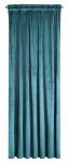 &Ouml;&ouml;kardin Rosa D91, t&uuml;rkiissinine, 135 cm x 300 cm