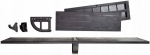 Riiulite komplekt Keter 17360997, 28 cm x 164 cm x 3.8 cm