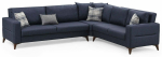 Nurgadiivan - voodi Atelier Del Sofa Kristal, antratsiit v., 90 x 300 cm x 86 cm