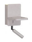 Valgusti seinale CristalRecord Rob, LED, 3000 &deg;K, 2 x 5 W, valge v.