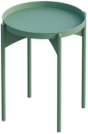Kohvilaud Kalune Design SHB-002-E, roheline v., 44 cm x 44 cm x 57 cm