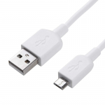 DCO Vastupidav TPE &Uuml;ldine Micro USB kuni USB Andme- ja Kiirlaadimiskaabel 2.4A 1m Valge