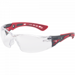 Kaitseprillid Bolle Rush+, l&auml;bipaistev/must/punane