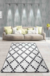 Koridorivaip Conceptum Hypnose Class Djt, valge/must, 300 cm x 80 cm