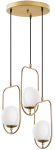 Valgusti rippuv Opviq Chandelier Skew 13448, valge v. / kuldne v.