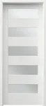 Siseukseleht raam Porta Trim Lite B5, vasakpoolne, valge v., 203 x 84.4 x 4 cm