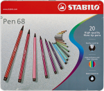 Vildikad Stabilo Pen 68 Arty, &uuml;hepoolsed, mitmev&auml;rviline, 20 tk