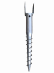 Jalg aiapostile U, 685 cm, tsink v.