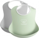 Pudip&otilde;ll BabyBjorn, roheline v./hall v., silikoon, 4 kuud, 2 tk