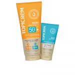 P&auml;evituse hooldusvahend keha jaoks/tooted n&auml;ole Topicrem Sun Protect SPF50+