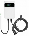 Elektriautode laadimisjaam Besen SQ20-22KW-APP, type 2, 5 m, 22 kW, valge v./must v.