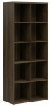 Riiul Nepo Plus, pruun, 38.5 cm x 77 cm x 182 cm