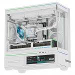 Arvuti korpus Thermalright TL-M10W Vision, valge v.
