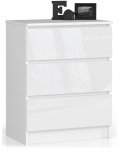Kummut Akord K60, valge v., 77 cm x 60 cm x 40 cm