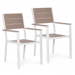 &Otilde;uetoolide komplekt MultiGarden YC-051KD-3-5, valge v./pruunikas v., 52 cm x 54.5 cm x 89 cm