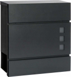 Postkast Cruz 0704, grafiit v., 10.5 cm x 37 cm x 37.5 cm
