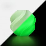 Filament Bambu Lab PLA Glow Glow Green (15500), 315 m, valge v./roheline v.