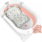 Kokkupandav beebivann Ricokids RK-286, valge v./roosa v., 86 cm
