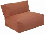 Lamamistool Homla Bagsy 775000, telliskivi punane, 95 cm x 95 cm x 80 cm