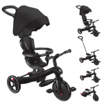 Kolmerattaline jalgratas Globber Explorer Trike 4in1, must v.