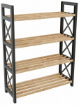 Jalatsiriiul Kalune Design, pruun v./must v., 18 cm x 46 cm x 64 cm