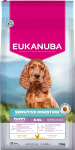 Kuiv koeratoit Eukanuba Puppy Sensitive Digestion, kanaliha/kalkun, 12 kg
