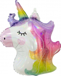 Fooliumist &otilde;hupall erikujuga GoDan Unicorn Head, mitmev&auml;rviline