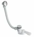 Sifoonikomplekt "click-clack" kaanega vanni jaoks Silfra Up&Down, click clack-funktsioon, valge v./kroom v.