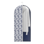 Riiete kott Ordinett Kyoto 126034004, 135 cm x 60 cm, sinine v./valge v.