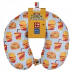 Reisipadi Fast Food, pruun v./punane v./helesinine v., 28 cm x 28 cm