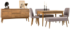 S&ouml;&ouml;gitoa komplekt Kalune Design Vina 04 0701, hall v./atlantic pine v.