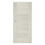 Siseukseleht Classen Alvaro M1, parempoolne, hall tamm, 203.5 x 84.4 x 4 cm