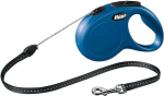 Automaatne jalutusrihm Flexi New Classic, sinine v., S 5m