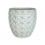 Lillepott Domoletti Ceramic IP17-790, keraamiline, valge