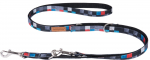 Koera rihm Amiplay Adventure, valge/must/punane, M