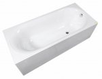 Vann, sisseehitatav SPN Art Stone Izabella, 169 cm x 74.5 cm x 62 cm, ristk&uuml;lik, valge