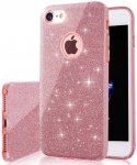 Telefoni &uuml;mbris OEM Glitter 3in1, Xiaomi Redmi Note 8 Pro, roosa v.