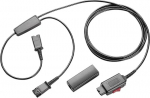 Kaabel Plantronics Y-Adapter Trainer Cord, with Microphone Mute Switch, must
