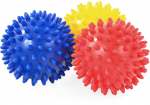 Massaaživahendite komplekt Soft Profit DK2109, sinine/punane/kollane, 7.5 cm, 3 tk
