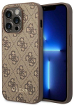 Telefoni &uuml;mbris Guess GUHCP14XG4GFBR, pruun v., Apple