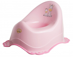 Laste WC pott Maltex Zebra, roosa, 23 cm x 35 cm x 30 cm