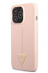 Telefoni &uuml;mbris Guess Triangle, Apple iPhone 13 Pro, roosa v.