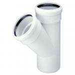 Kolmik m&uuml;ravabaks sisekanalisatsiooniks Magnaplast Skolan, 110 mm x 110 mm, 45 &deg;