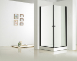 Du&scaron;ikabiin Vento Napoli A1011F, ruudukujuline, aluseta, 80 cm x 80 cm x 195 cm