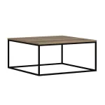 Kohvilaud Kalune Design Loni, pruun v., 90 cm x 90 cm x 42 cm